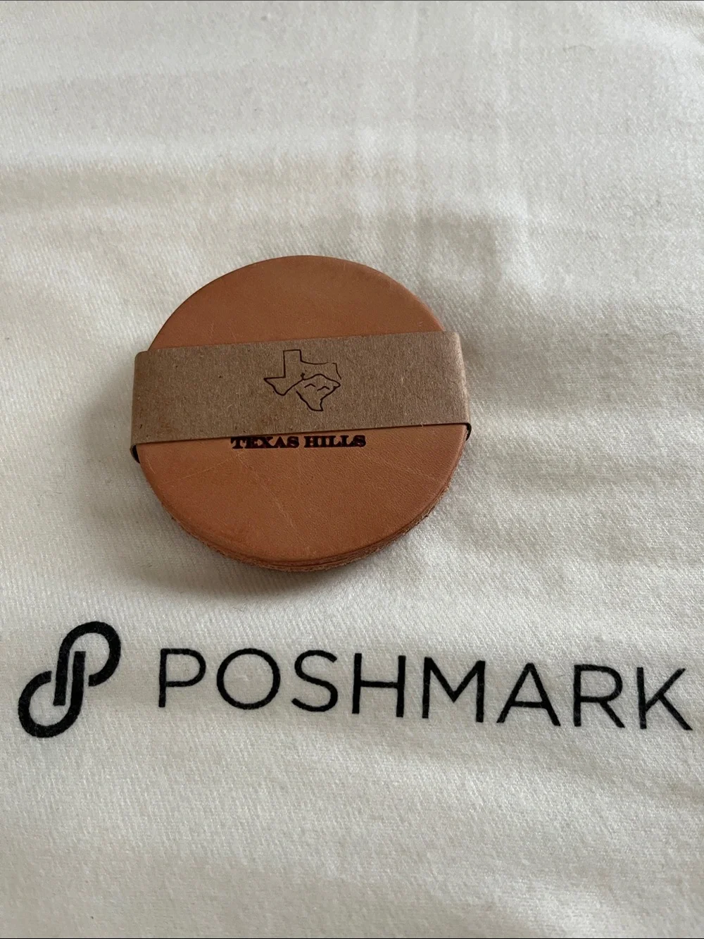 Tan Leather Drink Coaster Set